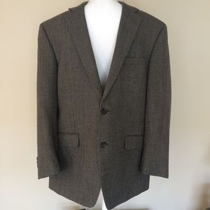 Ralph Lauren Houndstooth Wool Sport Coat Blazer